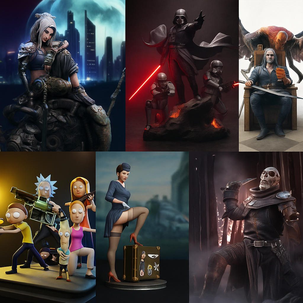 Epic Dioramas STL files for 3D Printing