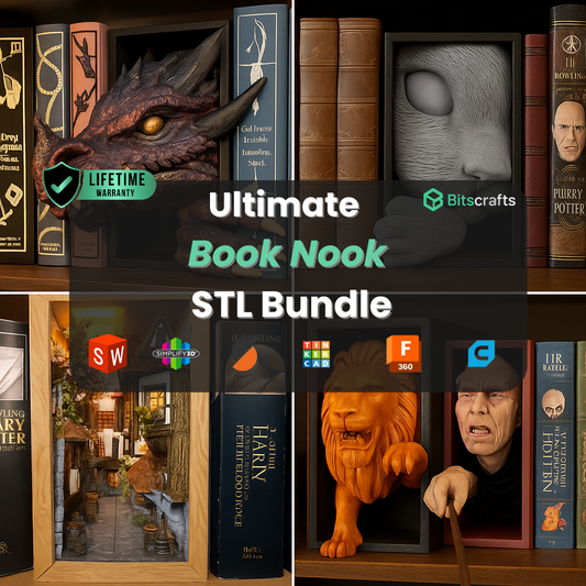 100+ Book Nook STL Mega Pack